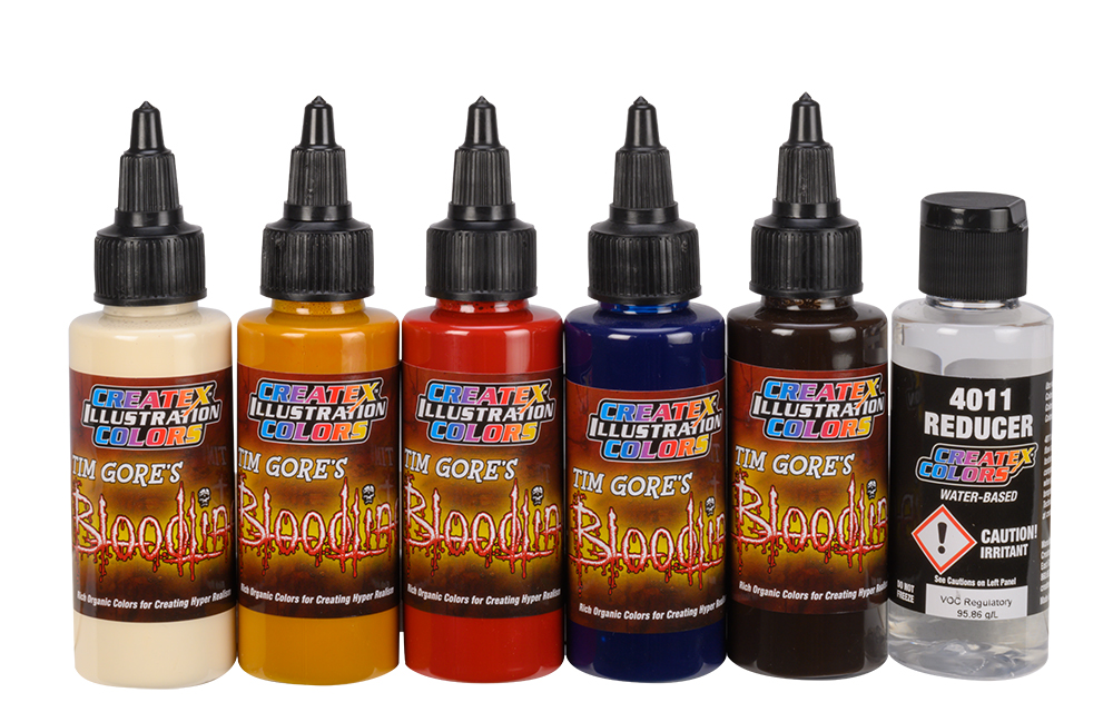 Createx Illustration Colors Bloodline Type A- Set, 2 oz.