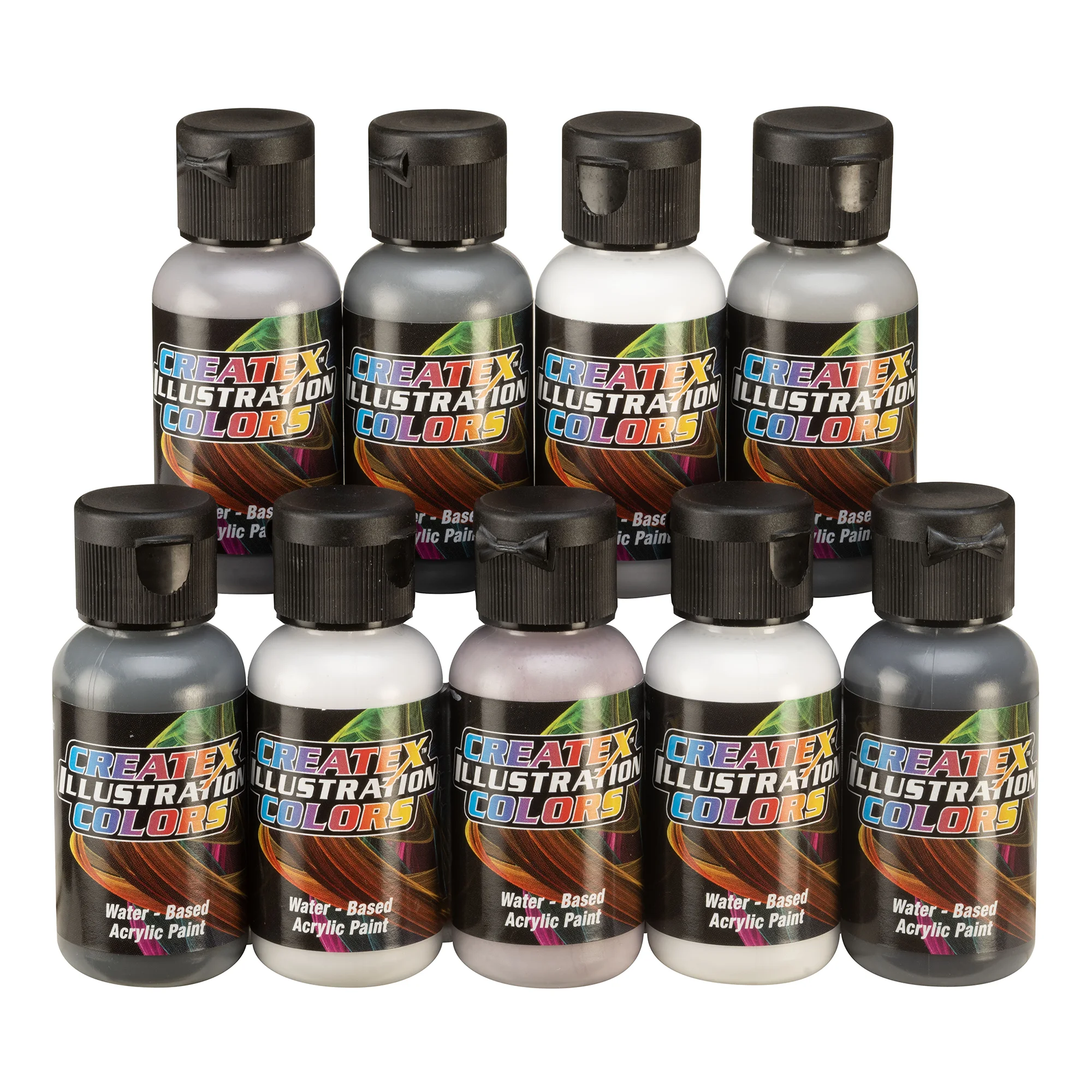 Createx Colors Illustration Neutral Grey Set, 1oz.