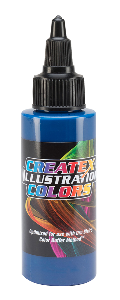 Createx Illustration Colors CMYK Cyan, 1 oz.
