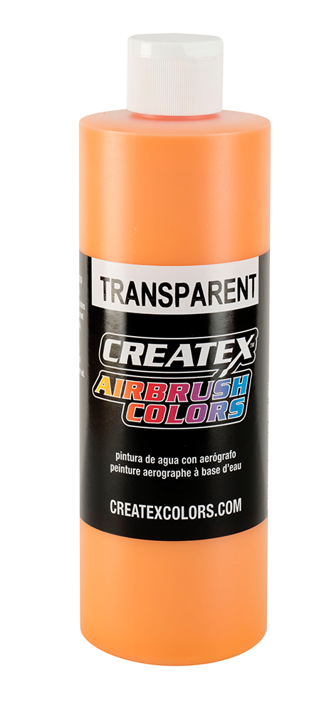 Createx Airbrush Colors Transparent Sunrise Yellow, 16 oz.