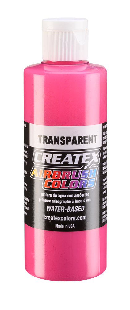 Createx Airbrush Colors Transparent Flamingo Pink, 4 oz.