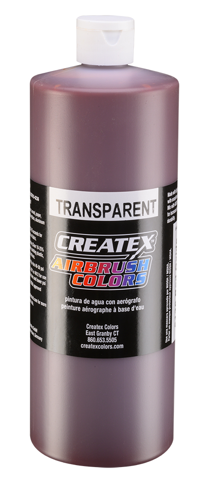 Createx Airbrush Colors Transparent Red Oxide, 32 oz.