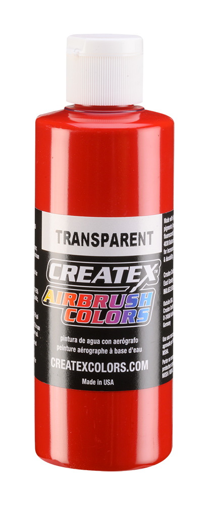 Createx Airbrush Colors Transparent Crimson, 4 oz.