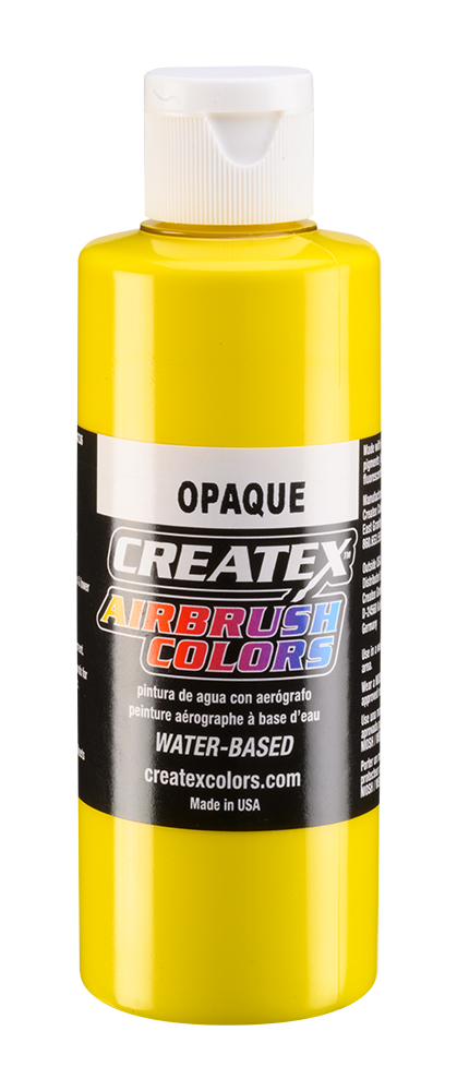 Createx Airbrush Colors Opaque Yellow, 4 oz.