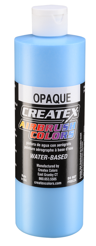 Createx Airbrush Colors Opaque Sky Blue, 16 oz.