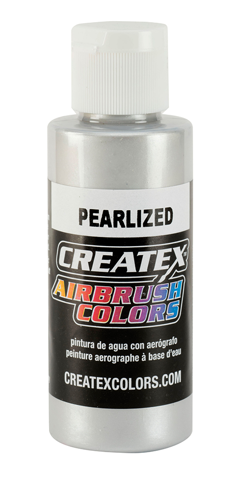 Createx Airbrush Colors Pearl Silver, 2 oz.