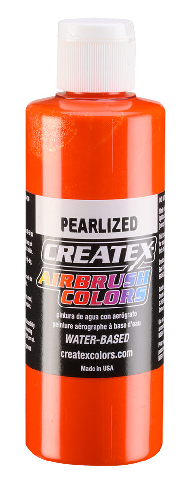 Createx Airbrush Colors Pearl Tangerine, 4 oz.