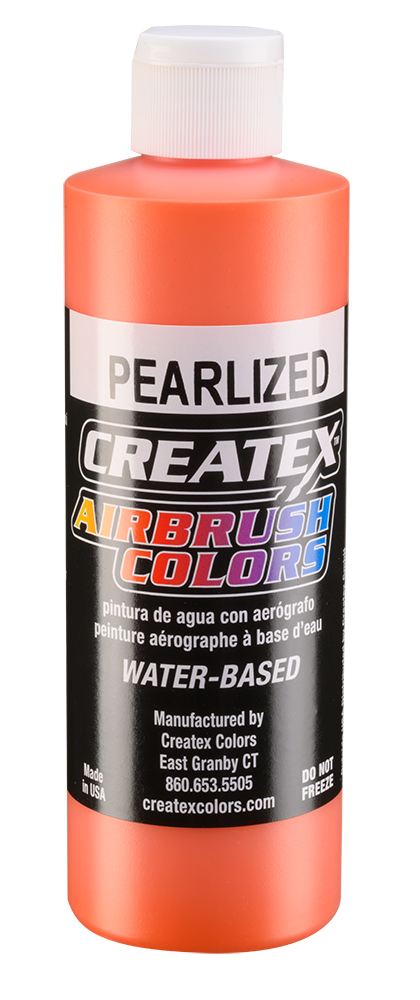 Createx Airbrush Colors Pearl Tangerine, 8 oz.
