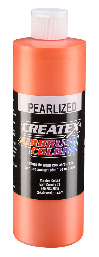 Createx Airbrush Colors Pearl Tangerine, 16 oz.