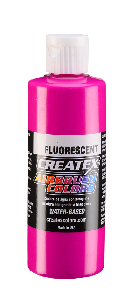 Createx Airbrush Colors Fluorescent Raspberry, 4 oz.