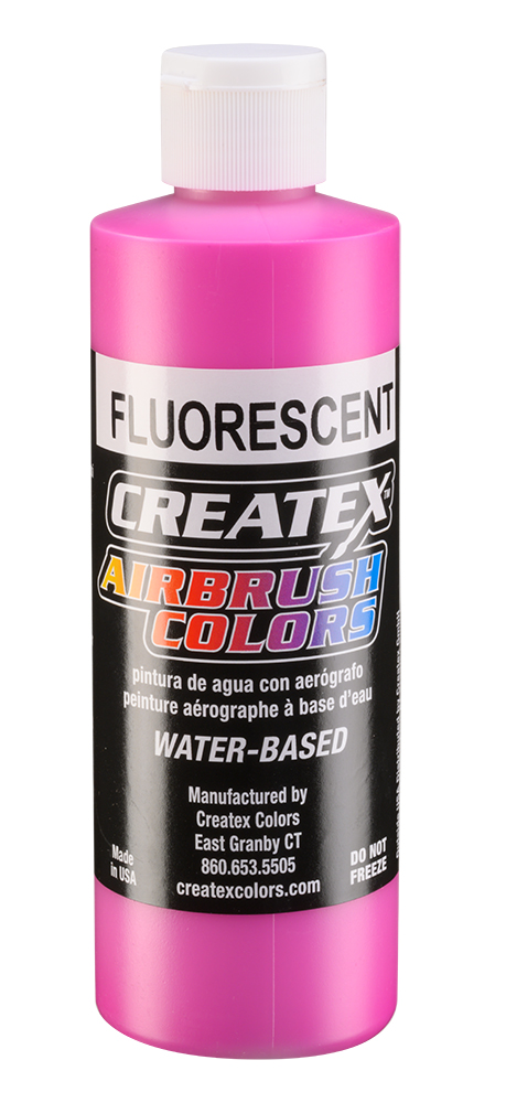 Createx Airbrush Colors Fluorescent Raspberry, 8 oz.