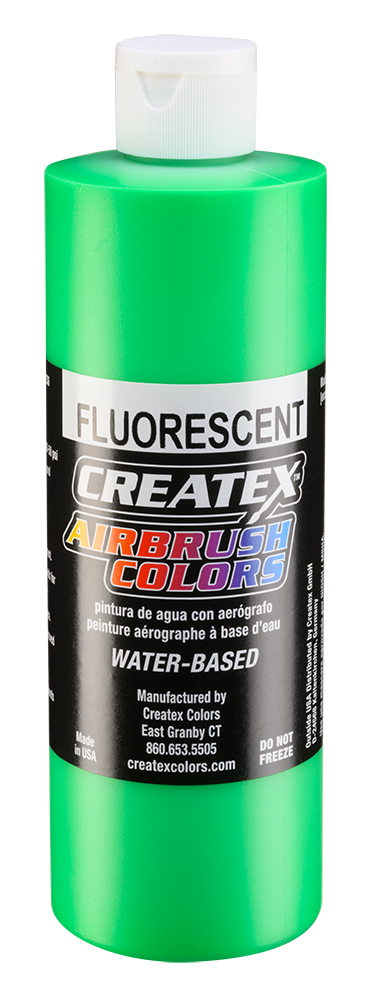 Createx Airbrush Colors Fluorescent Green, 16 oz.