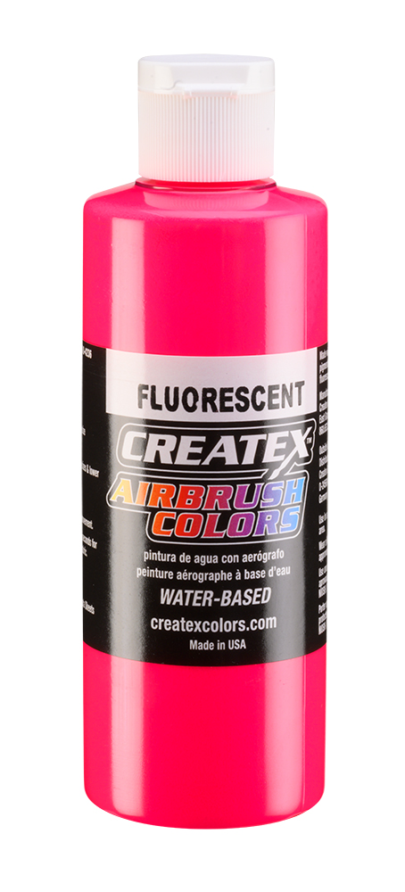Createx Airbrush Colors Fluorescent Hot Pink, 4 oz.