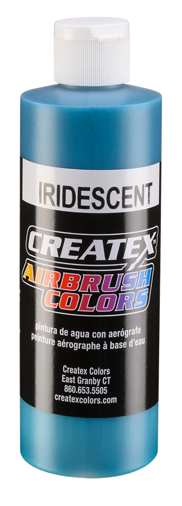 Createx Airbrush Colors Iridescent Turquoise, 8 oz.