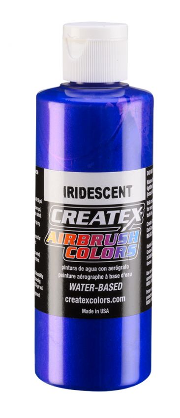 Createx Colore Iridescente 60ml - Per Aerografo, Atossico, Base D'Acqua - Cambia Colore Con La Luce