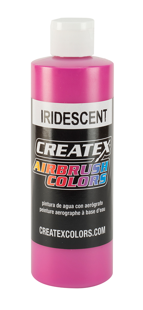 Createx Airbrush Colors Iridescent Fuchsia, 8 oz.