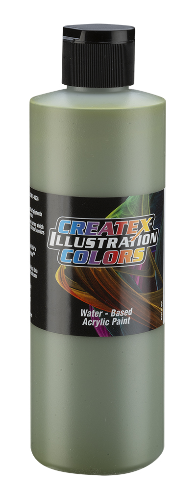 Createx Illustration Colors Yellow Green Oxide, 8 oz.