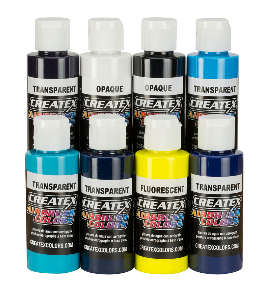 Createx Airbrush Colors  - Kent Lind Cool Airbrush Set, 2 oz.