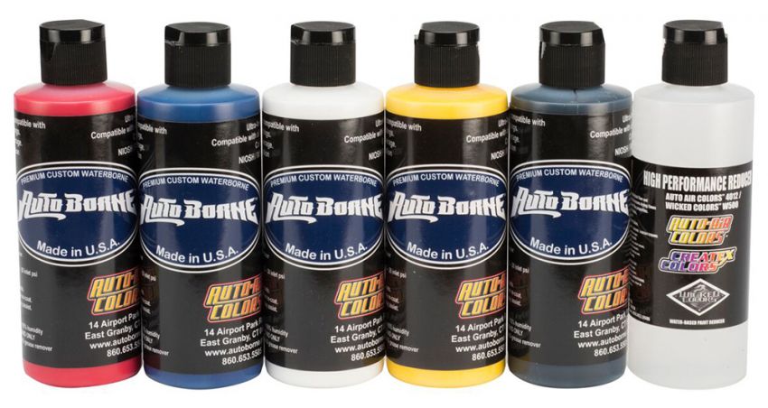 スタイリング剤 BEGIN Createx Colors AutoBorne Sealer Primary Set, 4 oz.: Anest Iwata