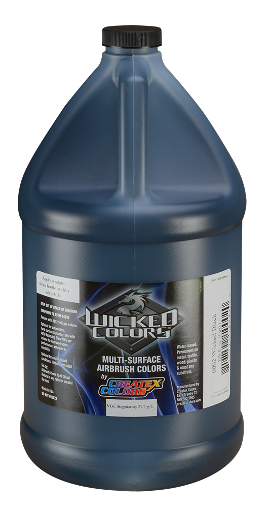 Createx Wicked Colors Black, Gallon: Anest Iwata-Medea, Inc.