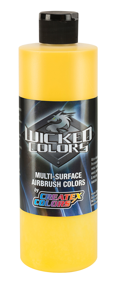 Createx Wicked Colors Yellow, 16 oz.