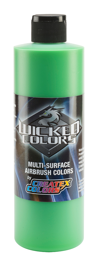 Createx Wicked Colors Apple Green, 16 oz.