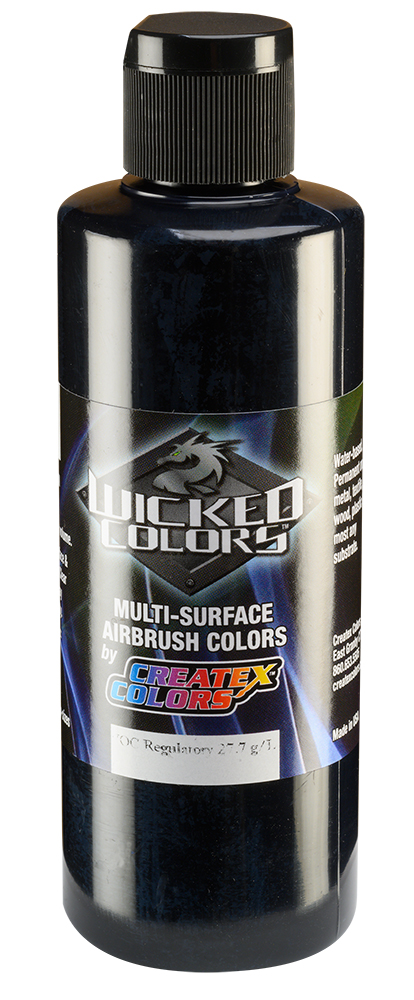 Createx Wicked Colors Jet Black, 4 oz.