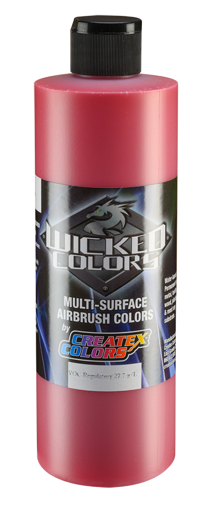 Createx Wicked Detail Colors Carmine, 16 oz.