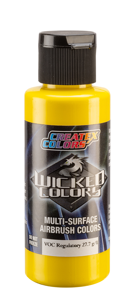Createx Wicked Opaque Colors Hansa Yellow, 2 oz.