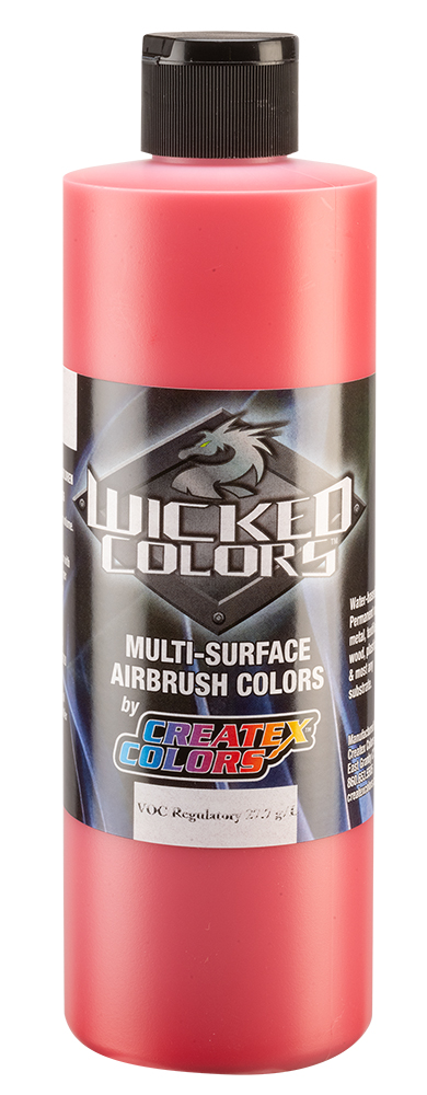 Createx Wicked Opaque Colors Pyrrole Red, 16 oz.