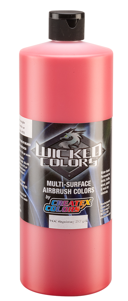 Createx Wicked Opaque Colors Pyrrole Red, 32 oz.