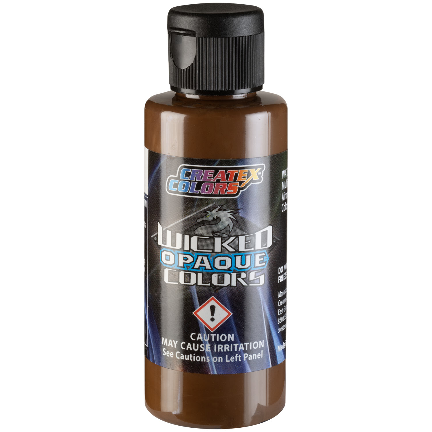 Createx Wicked Opaque Colors Burnt Umber, 2 oz.