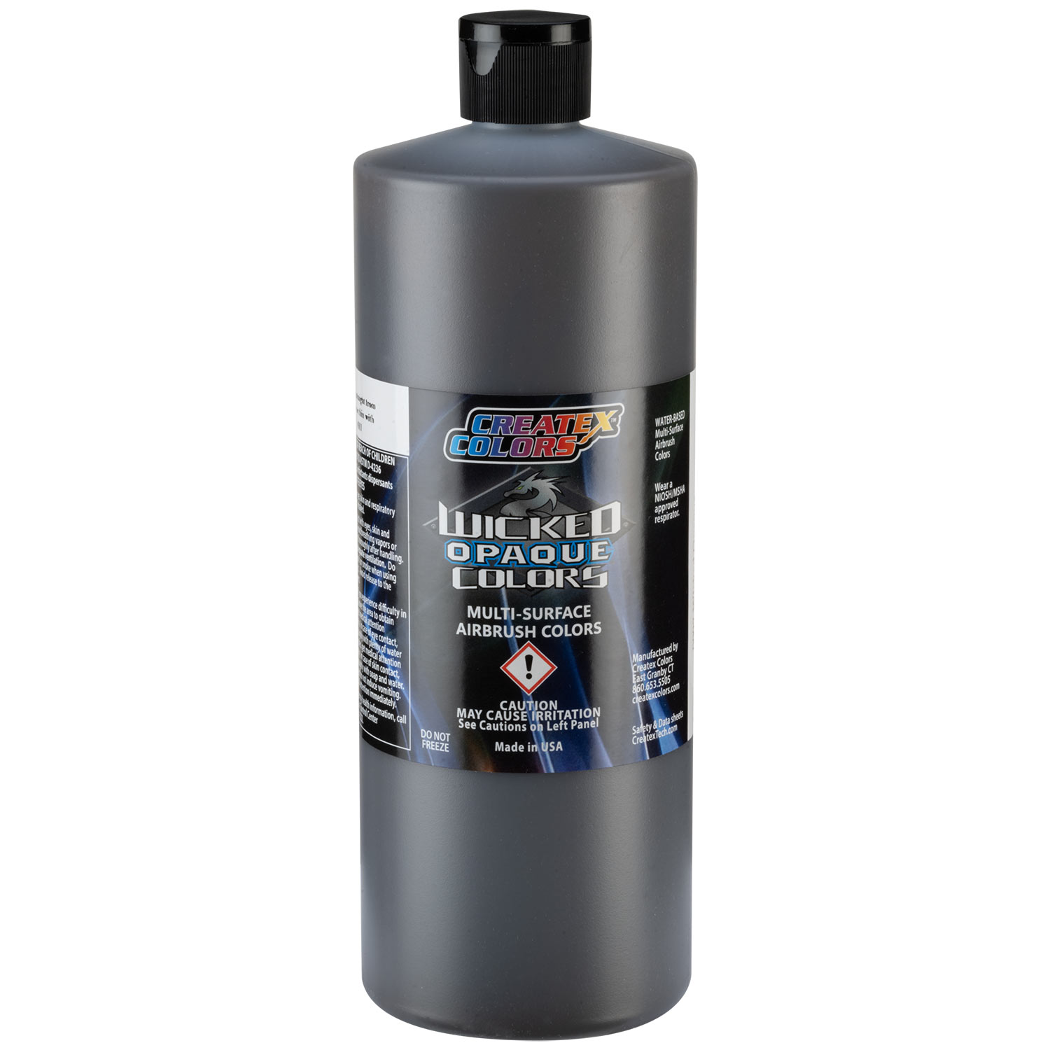 Createx Wicked Opaque Colors Raw Umber, 32 oz.