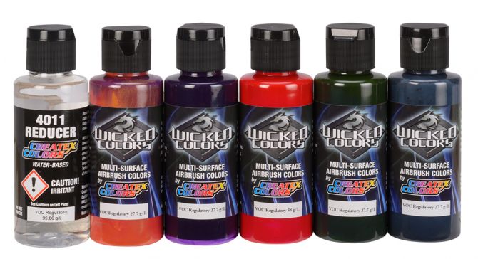 Wicked Colors Airbrush Paint Sets