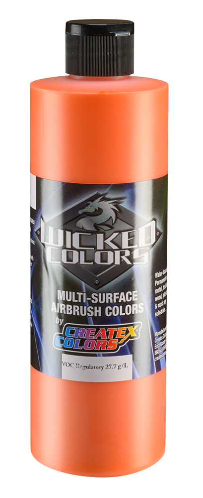 Createx Wicked Colors Pearl Orange, 16 oz.