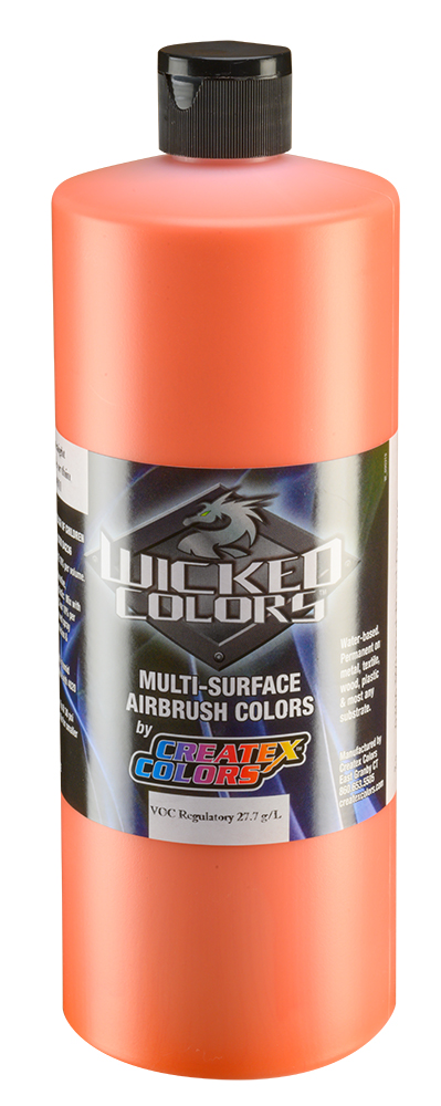 Createx Wicked Colors Pearl Orange, 32 oz.
