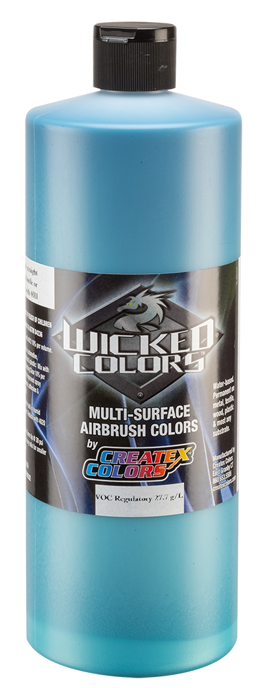 Createx Wicked Colors Pearl Teal, 32 oz.