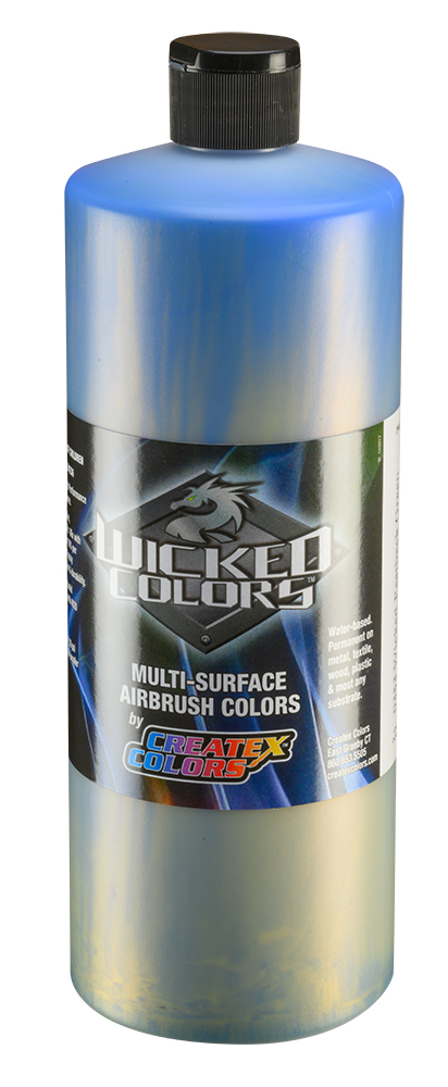 Createx Wicked Colors Metallic Fastback Green, 32 oz.