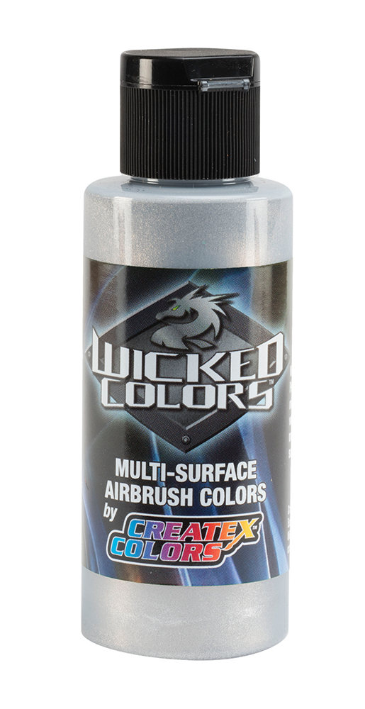 Createx Wicked Colors Aluminum, Medium, 2 oz. Anest IwataMedea, Inc.
