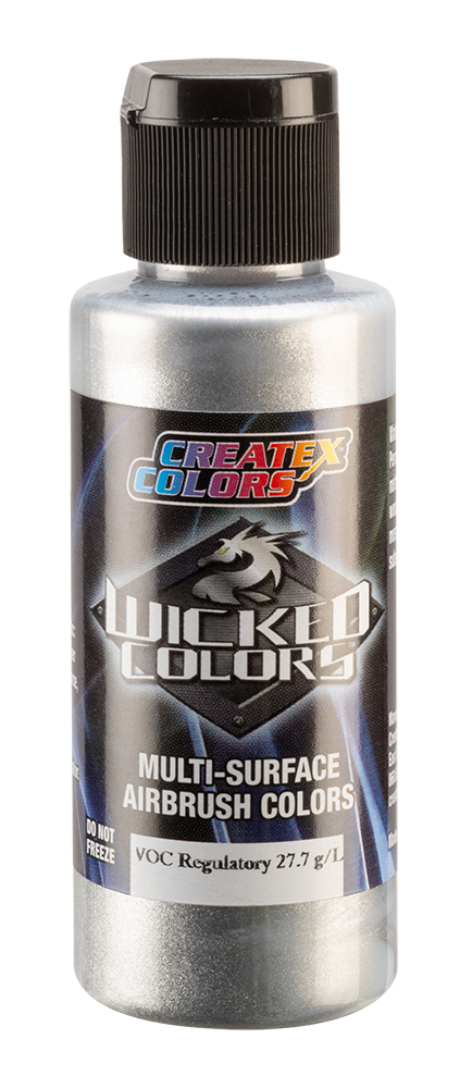 Createx Wicked Colors Aluminum, Fine, 2 oz.