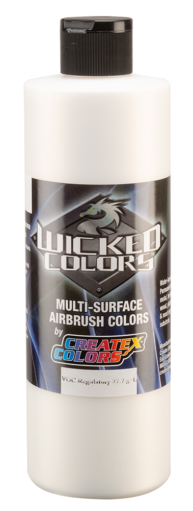 Createx Wicked Colors Metallic White (Coarse), 16 oz.