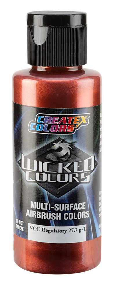 Createx Wicked Cosmic Sparkle Autumn Red, 2 oz.
