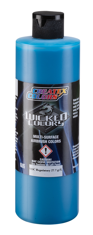 Createx Wicked Colors Flair Green/Blue, 16 oz.