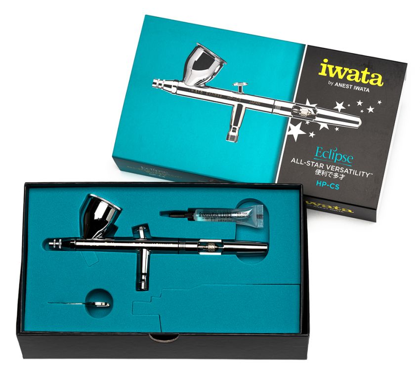 Iwata Eclipse HP-CS Gravity Feed Dual Action Airbrush: Anest Iwata 
