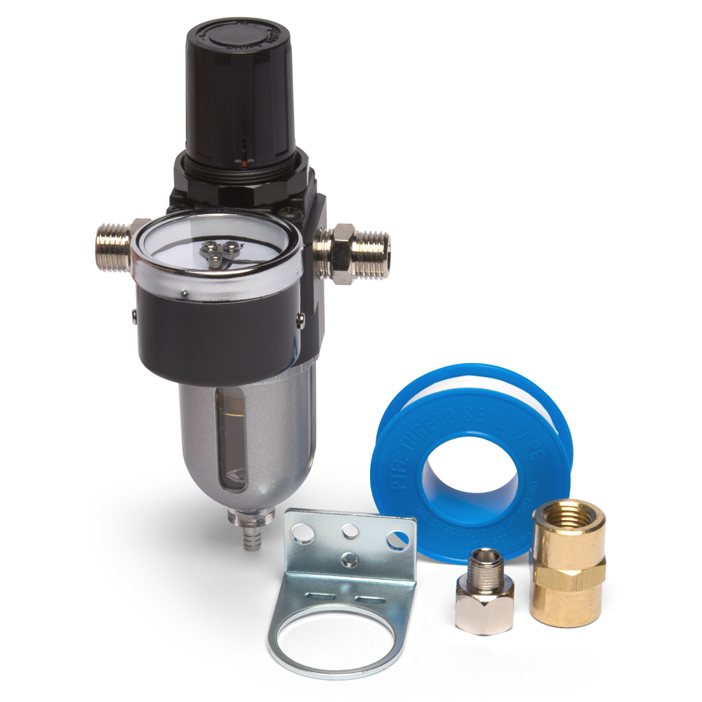 Iwata Moisture Filter with Pressure Regulator and Gauge: Anest Iwata