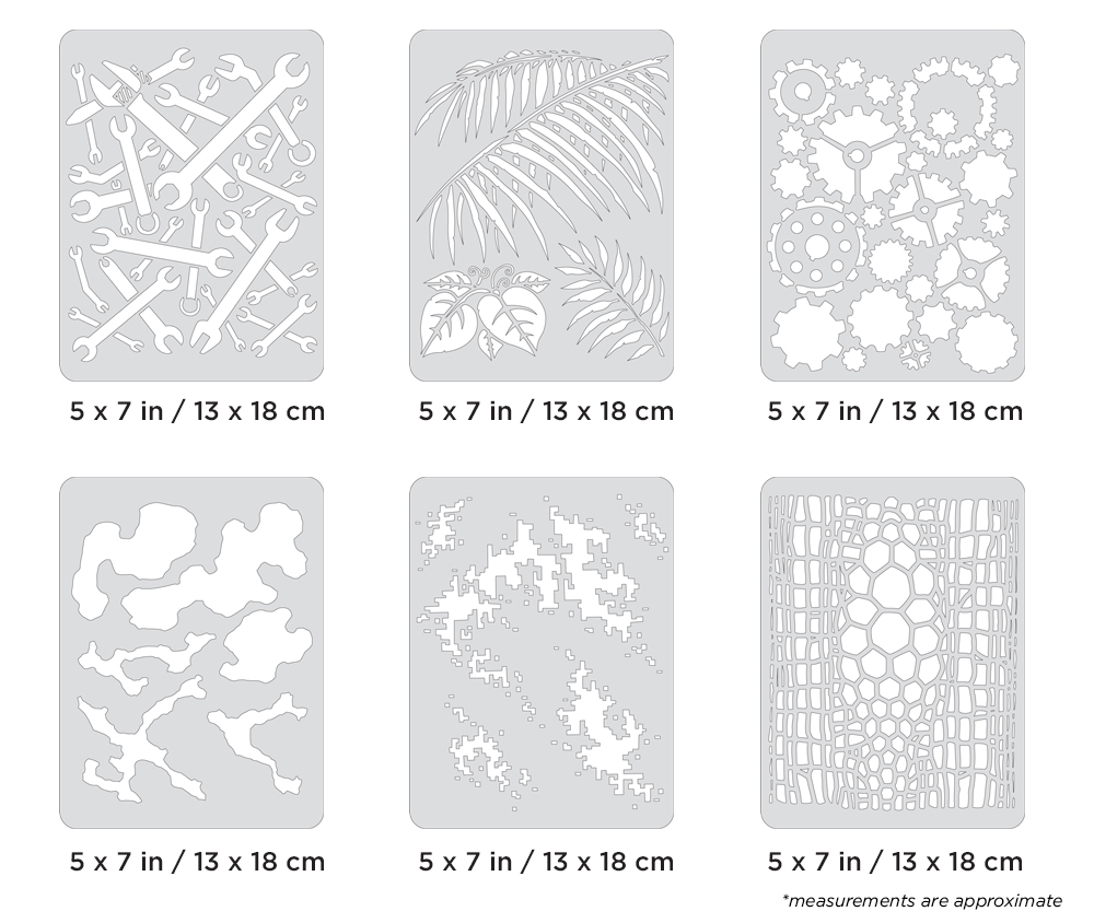 Artool  FX4 Mini Series Set Freehand Airbrush Template by Craig Fraser