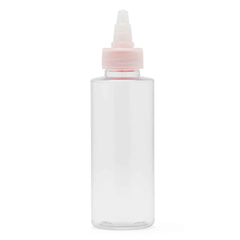 Iwata Crystal Clear Bottle 4 oz / 118 ml Cylinder With Twist Cap