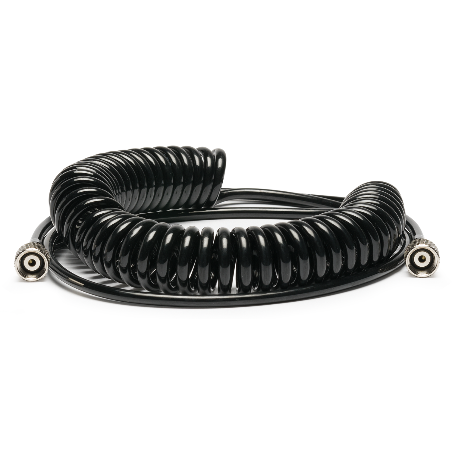 Iwata  Smart Jet coil hose with dual 1/8" fittings.