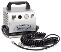Iwata Silver Jet 110-120V Airbrush Compressor product imagery