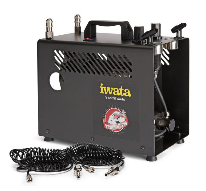 Iwata Power Jet Pro 110-120V Airbrush Compressor: Anest Iwata